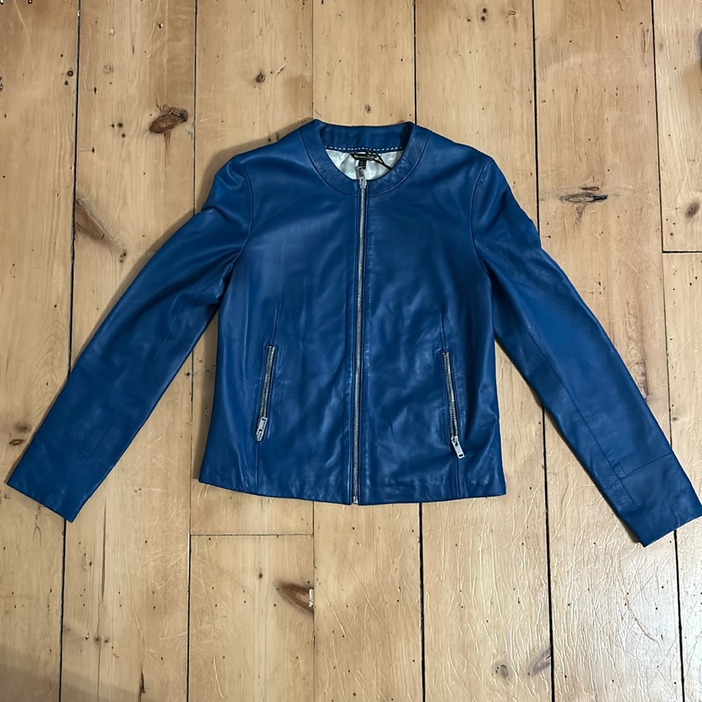 Massimo Dutti leather jacket